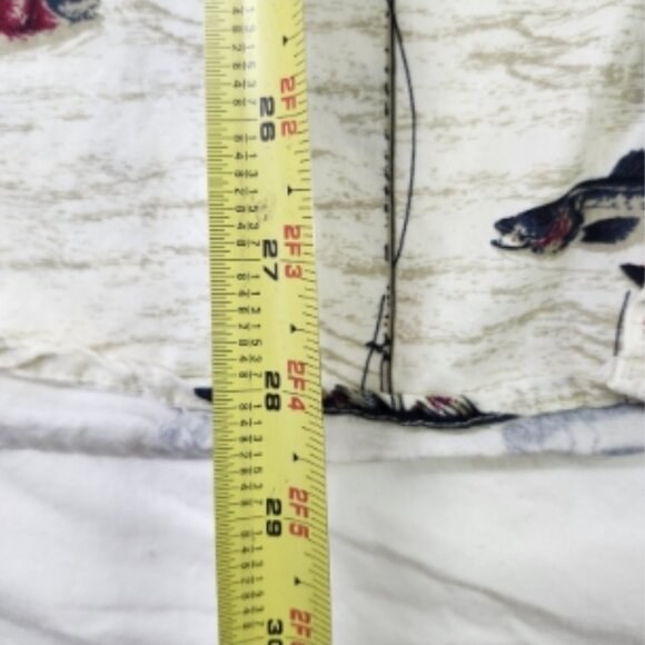 Michael Austin Rugged Wear Men’s M Fishing Shirt Long Sleeve Cotton Button Down - Picture 10 of 10